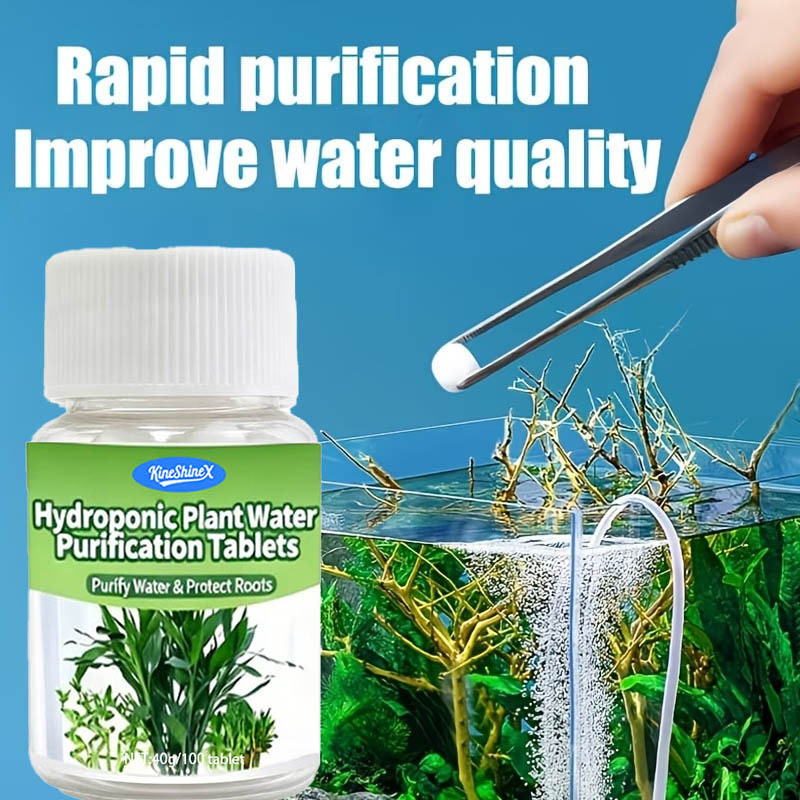 Aquarium Plant Liquid Fertilizer - Tabletes de Purificação de Água Hidropônica