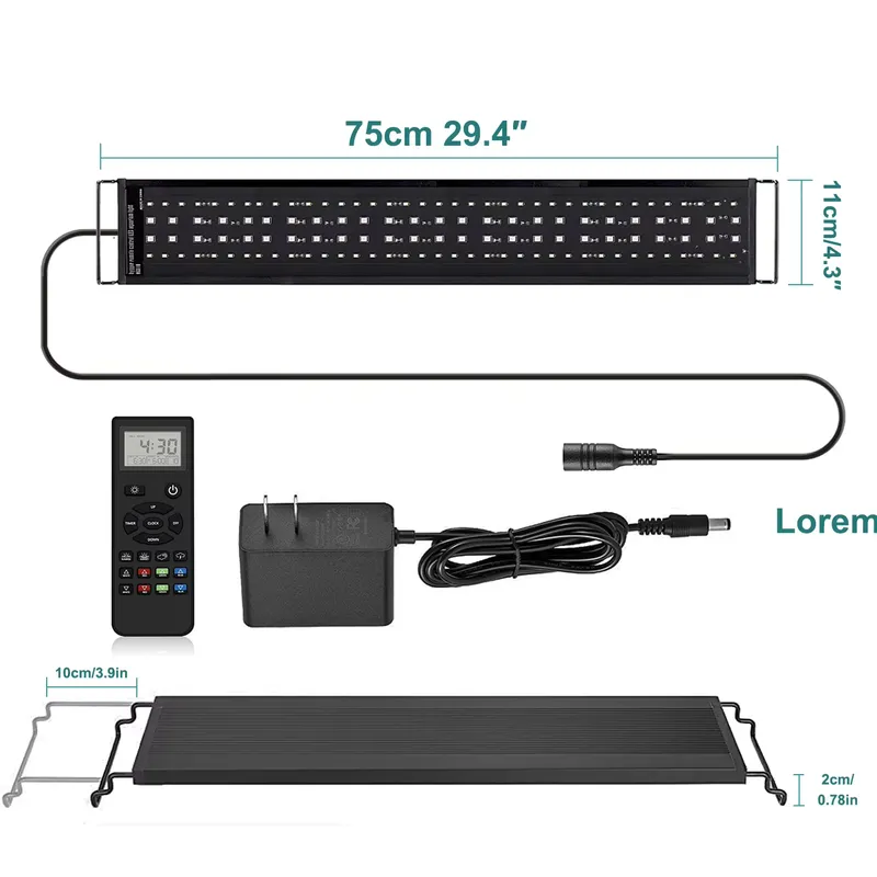 Planted Aquarium Hours - Luz LED Profissional para Aquário SIROKA