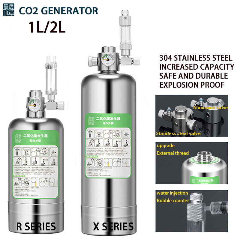 Planted Aquarium Materials - Zrdr kit sistema gerador de co2
