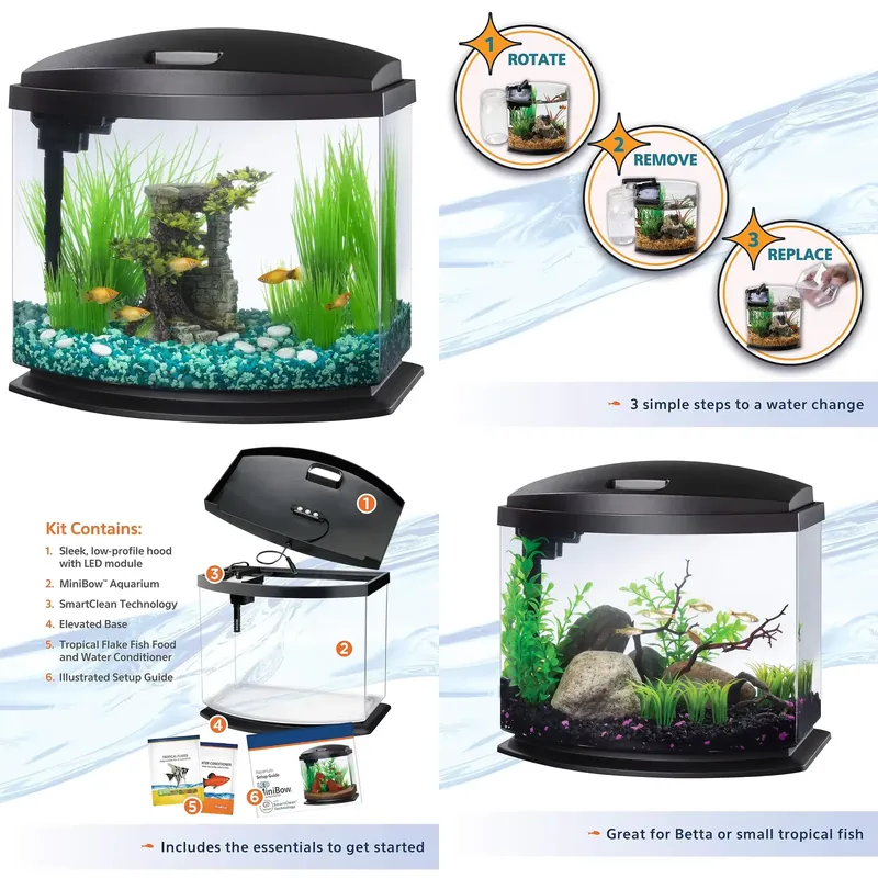 Planted Aquarium Materials - Aquário de Vidro Acrílico Personalizado para