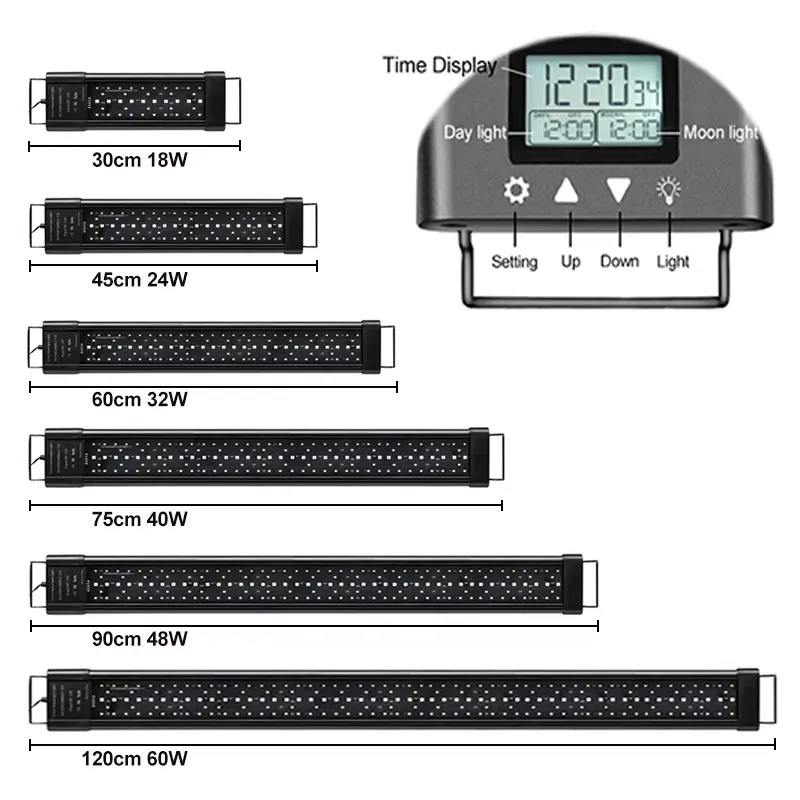 Planted Aquarium Hours - Luz LED RGB para Aquário de