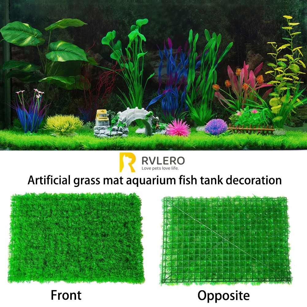 Aquarium Plant Live - Grama artificial para aquário peixe tanque