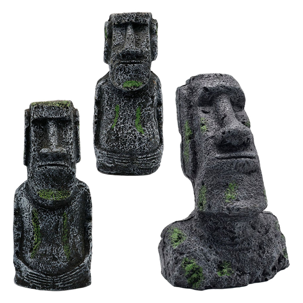 Aquário moai estátuas ilha de  - Aquarium Planting Ideas avaliação e preço