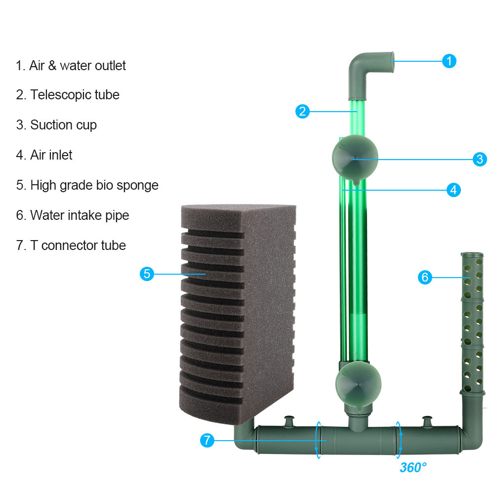 Esponja de filtro para tanque  - Aquarium Planted Filter avaliação e preço