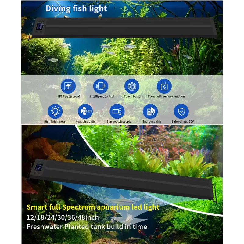Luz LED para Aquário de 75cm 3 - Planted Aquarium Hours avaliação e preço