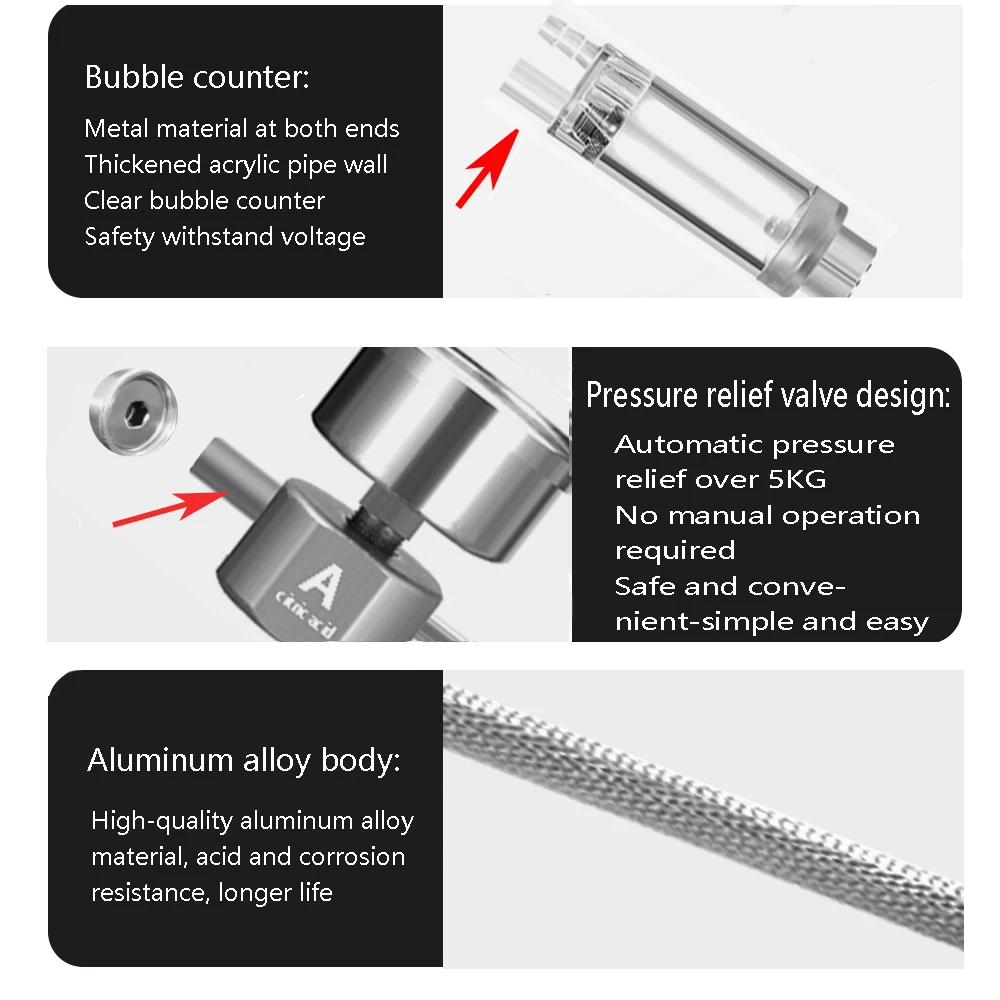 Kit de sistema gerador de CO2  - Planted Aquarium Equipment avaliação e preço
