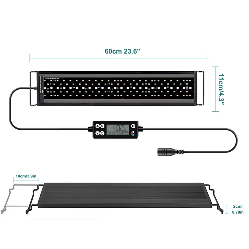 Nova Luz LED de Espectro Compl - Planted Aquarium Hours avaliação e preço