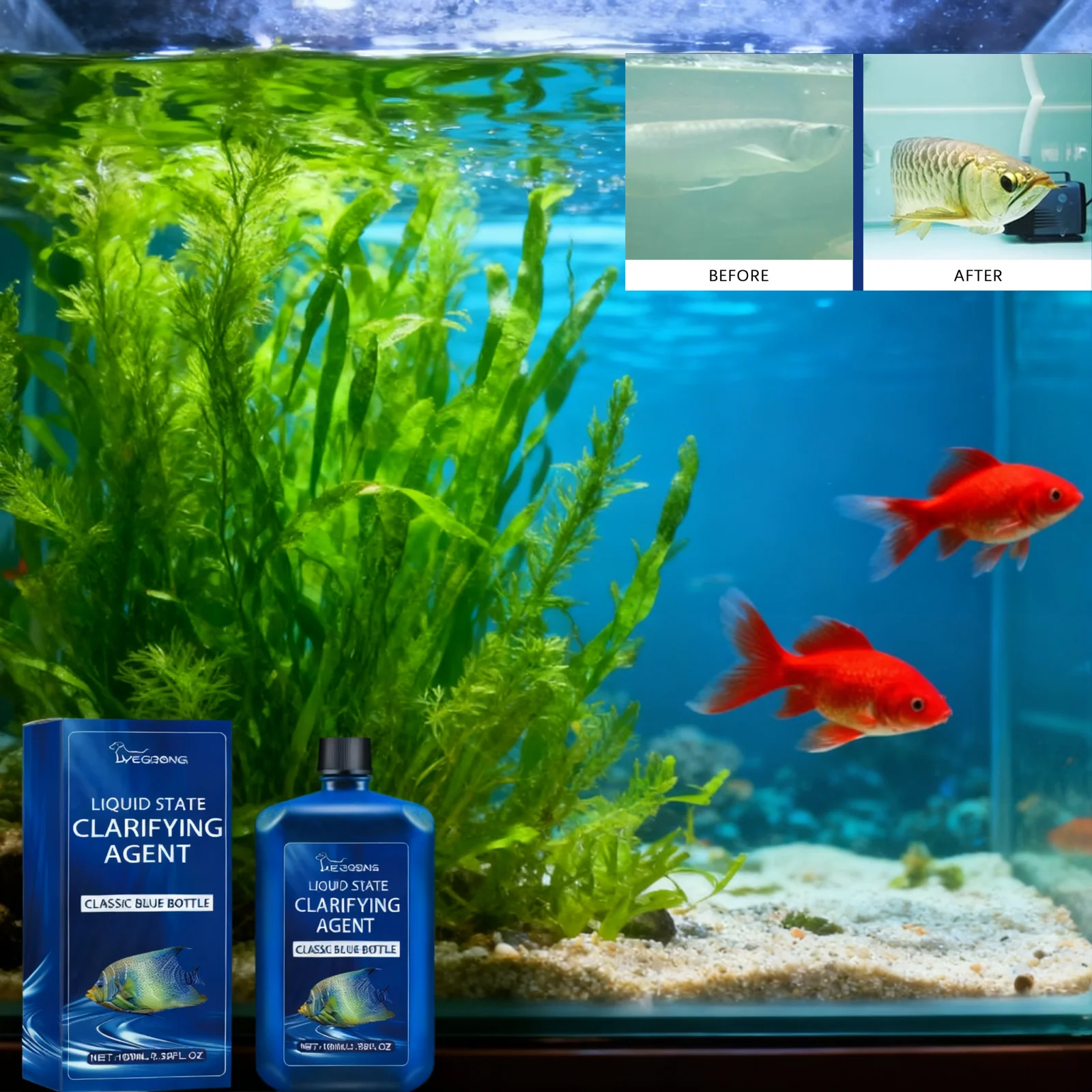 Clarificador de água para aquá - Aquarium Plant Liquid Fertilizer avaliação e preço