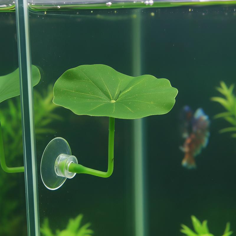 3/5/10 PCS Folha de Lótus Simu - Planted Aquarium Betta avaliação e preço